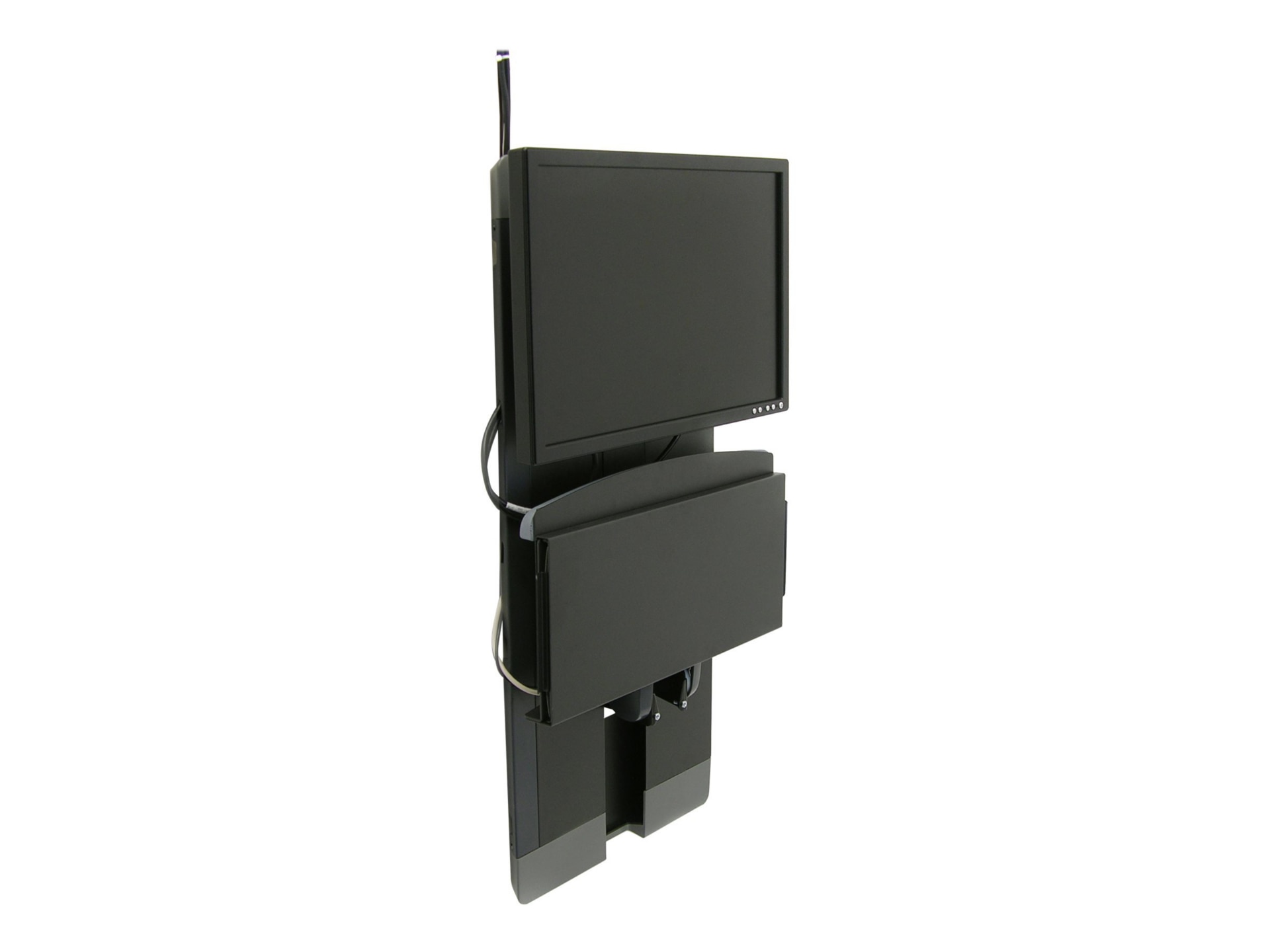 Ergotron StyleView mounting kit - low profile - for LCD display / keyboard / mouse - high traffic area - black