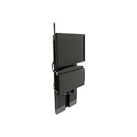 Ergotron StyleView mounting kit - low profile - for LCD display / keyboard / mouse - high traffic area - black