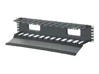 Panduit PatchLink Horizontal Cable Manager - rack cable management panel cover - 2U - 19"