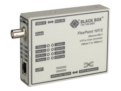 Black Box FlexPoint Modular Media Converter - media converter - 10Mb LAN