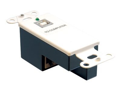 C2G USB SuperBooster Wall Plate Transmitter Unit - USB extender - USB