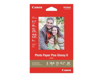 Canon Photo Paper Plus Glossy II - photo paper - 20 sheet(s)