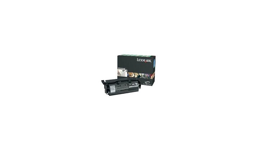 Lexmark - Extra High Yield - black - original - toner cartridge - LCCP, LRP