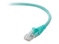 Belkin 10G CAT6a  3ft Snagless Patch Cord, Aqua