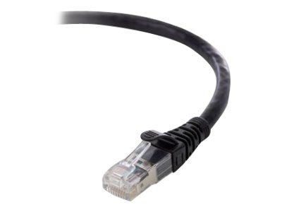 Belkin 10G patch cable - 7 ft - black