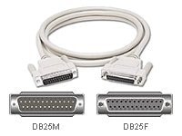 C2G 3ft Serial Extension Cable - RS232 Serial Cable - DB25 to DB25 - M/F