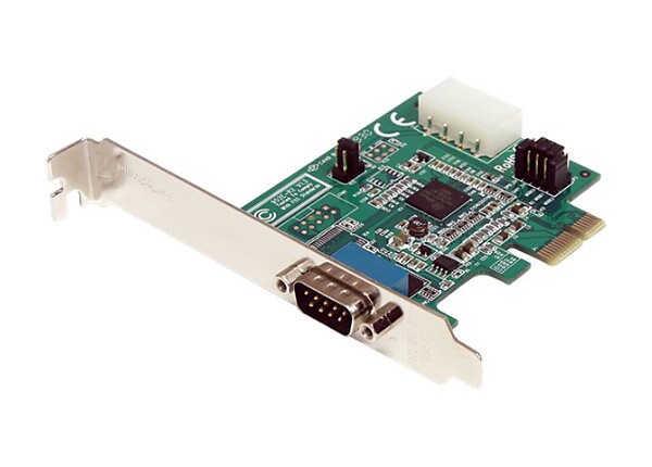 StarTech.com 1 Port Native PCI Express RS232 Serial Adapter Card with 16950 UART - serial adapter