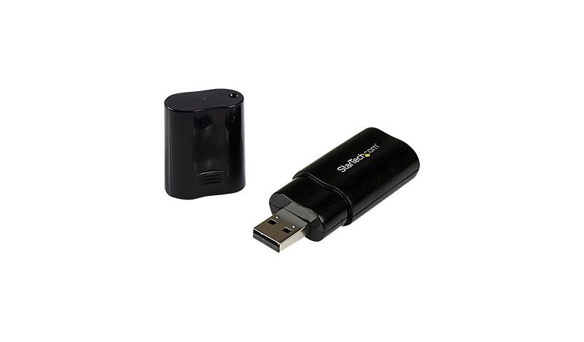 StarTech.com USB Sound Card - Stereo Audio Adapter External Sound Card