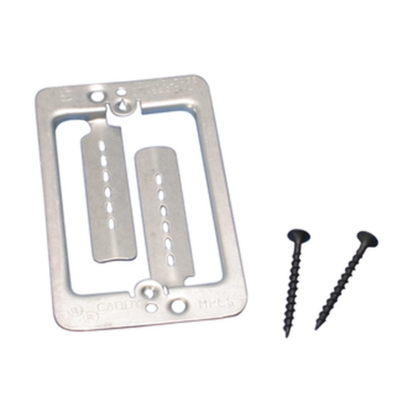 Erico Single Gang Low-Voltage Mounting Plate with Screws