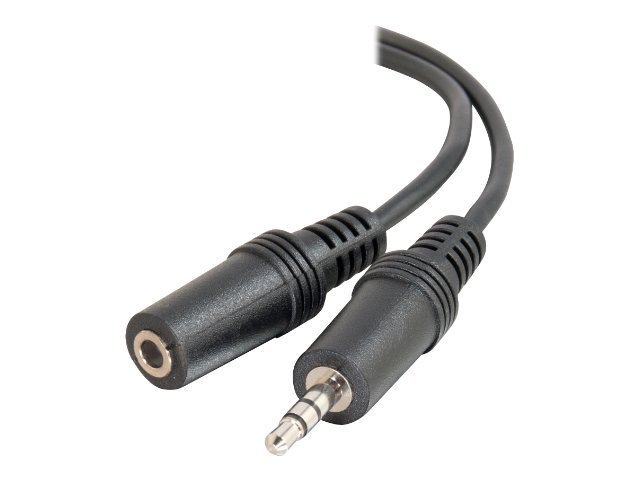 C2G 25ft 3.5mm M/F Stereo Audio Extension Cable - audio extension cable - 7.6 m