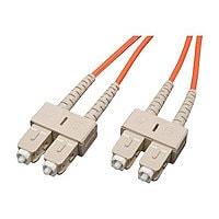 Eaton Tripp Lite Series Duplex Multimode 62.5/125 Fiber Patch Cable (SC/SC), 25M (82 ft.) - patch cable - 25 m - orange