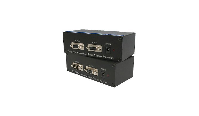 StarTech.com VGA over CAT5 Video Extender with RS232 Serial - Serial and VG
