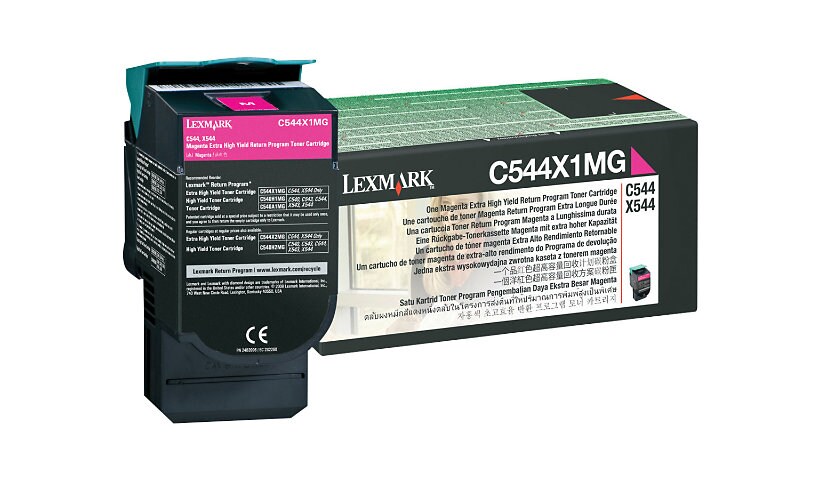 Lexmark - à rendement extrêmement élevé - magenta - original - cartouche de toner - LCCP, LRP