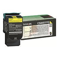 Lexmark - Extra High Yield - yellow - original - toner cartridge - LCCP, LRP