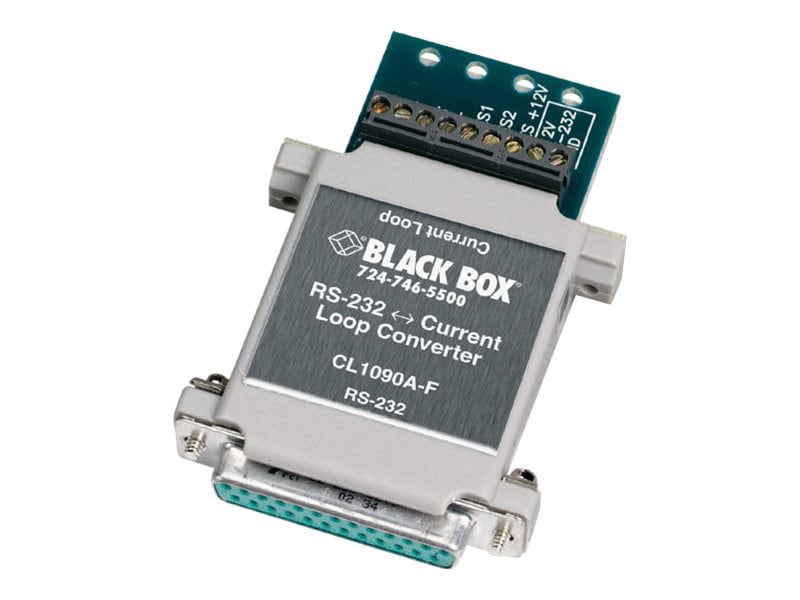 Black Box HS RS-232<->Current Loop Interface Converter - transceiver - RS-232