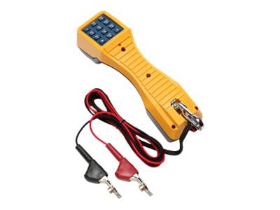 Fluke Networks TS19 Test Set with Angled-Bed-of-Nails Clips - telephone tes