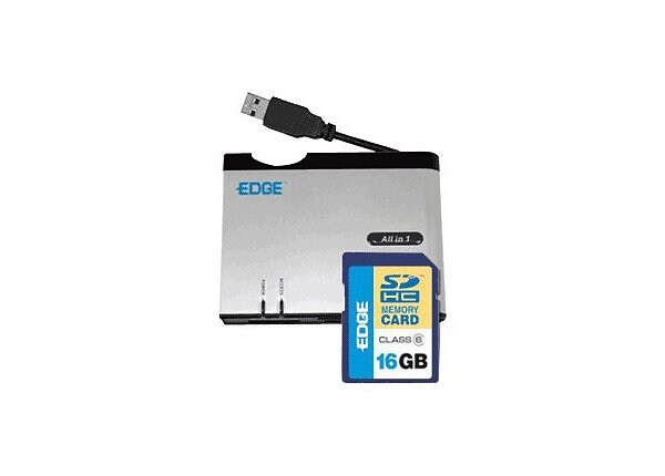 EDGE All-In-One Digital Card Reader - card reader - flash: SDHC - Hi-Speed