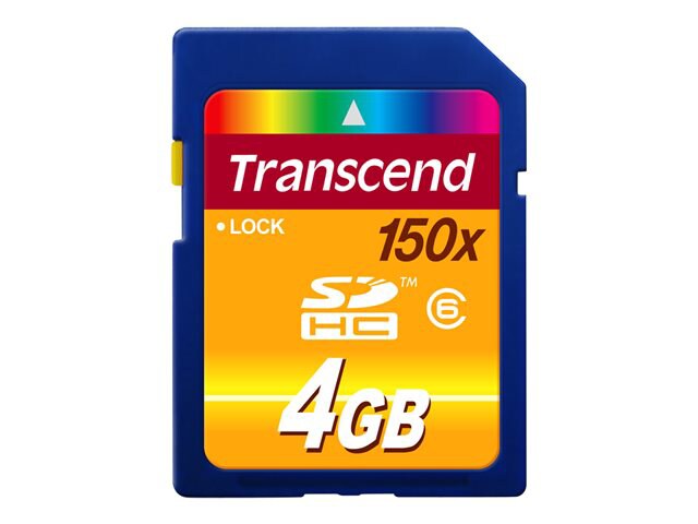 Transcend Ultimate - flash memory card - 4 GB - SDHC