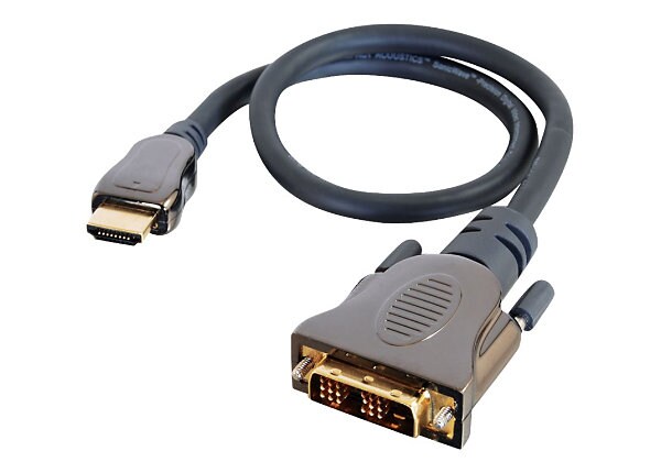 C2G 20m SonicWave HDMI to DVI-D Digital Video Cable M/M - In-Wall CL2-Rated (65.6ft) - HDMI cable - 20 m