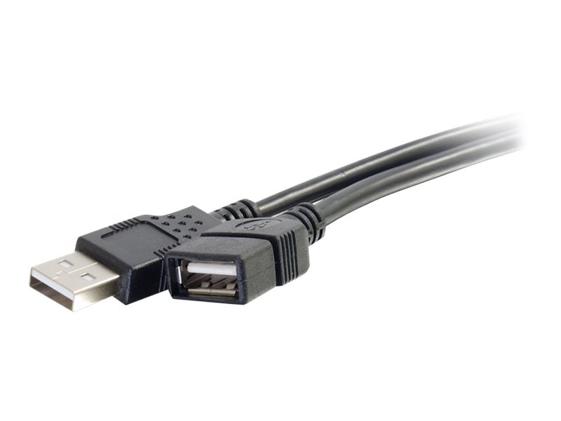 C2G 6.6ft USB Extension Cable - USB A to USB A Extension Cable - USB 2.0 - M/F - USB extension cable - USB to USB - 2 m