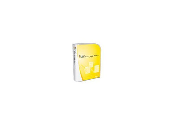 Microsoft Office Language Pack 2007 French - box pack