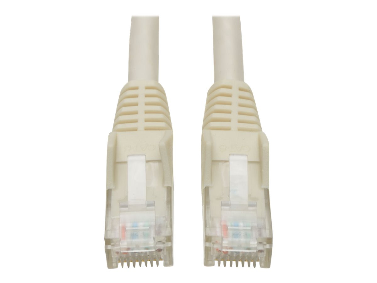 Tripp Lite 5ft Cat6 Gigabit Snagless Molded Patch Cable RJ45 M/M White 5'