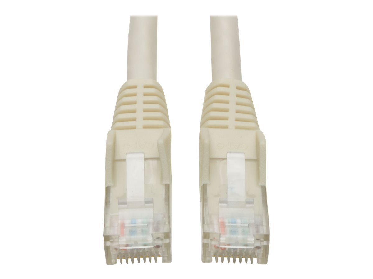 Eaton Tripp Lite Series Cat6 Gigabit Snagless Molded (UTP) Ethernet Cable (RJ45 M/M), PoE, White, 5 ft. (1.52 m) - patch