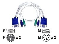 Network Technologies 3 in one KVM cable