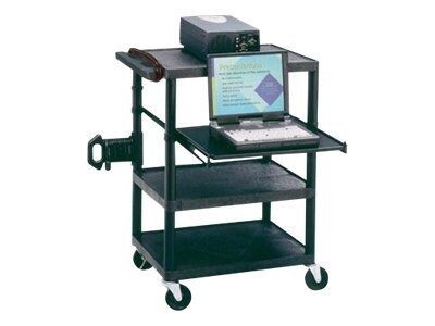 Quartet Duracart Multimedia Projector Cart with Laptop Shelf - cart