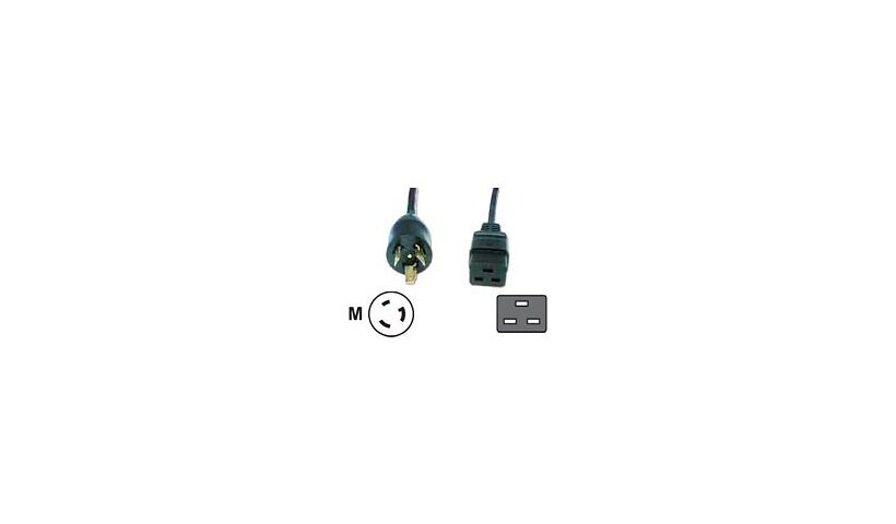 Pulizzi - power cable - IEC 60320 C19 to NEMA L6-20 - 8 ft