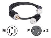 Powerware - power splitter - NEMA L6-30 to NEMA L14-30 - 4 ft