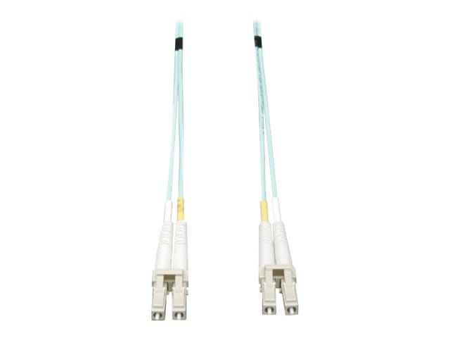 Tripp Lite 20M 10Gb Duplex Multimode 50/125 OM3 Fiber Cable LC/LC Aqua 65ft