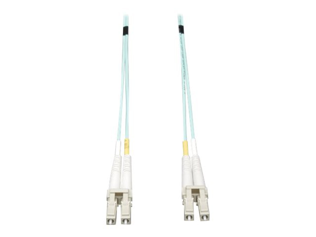 Tripp Lite 20M 10Gb Duplex Multimode 50/125 OM3 Fiber Cable LC/LC Aqua 65ft