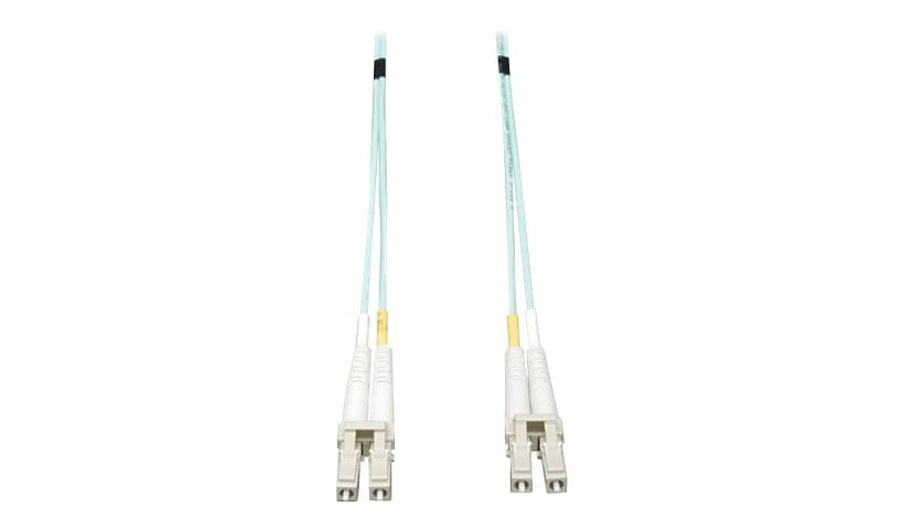 Eaton Tripp Lite Series 10Gb Duplex Multimode 50/125 OM3 LSZH Fiber Patch Cable, (LC/LC) - Aqua, 20M (65-ft) - patch