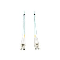 Eaton Tripp Lite Series 10Gb Duplex Multimode 50/125 OM3 LSZH Fiber Patch Cable, (LC/LC) - Aqua, 30M (100 ft.) - patch