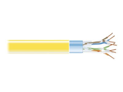 Black Box CAT5e bulk cable - 1000 ft - yellow
