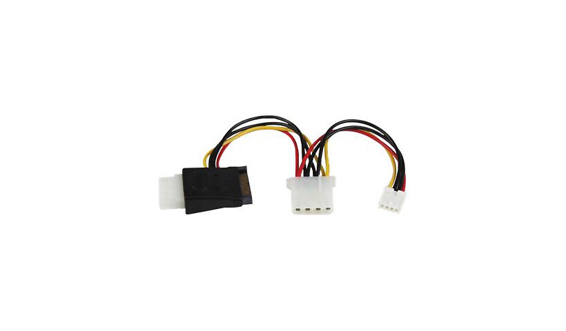 StarTech.com LP4 to SATA Power Cable Adapter with Floppy Power