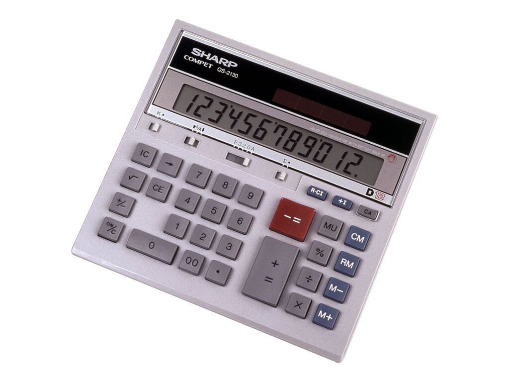 Sharp QS-2130 Portable Desktop Calculator