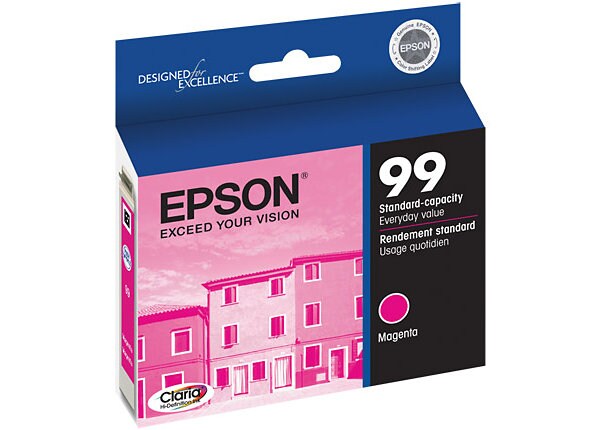 Epson 99 With Sensor - magenta - original - ink cartridge