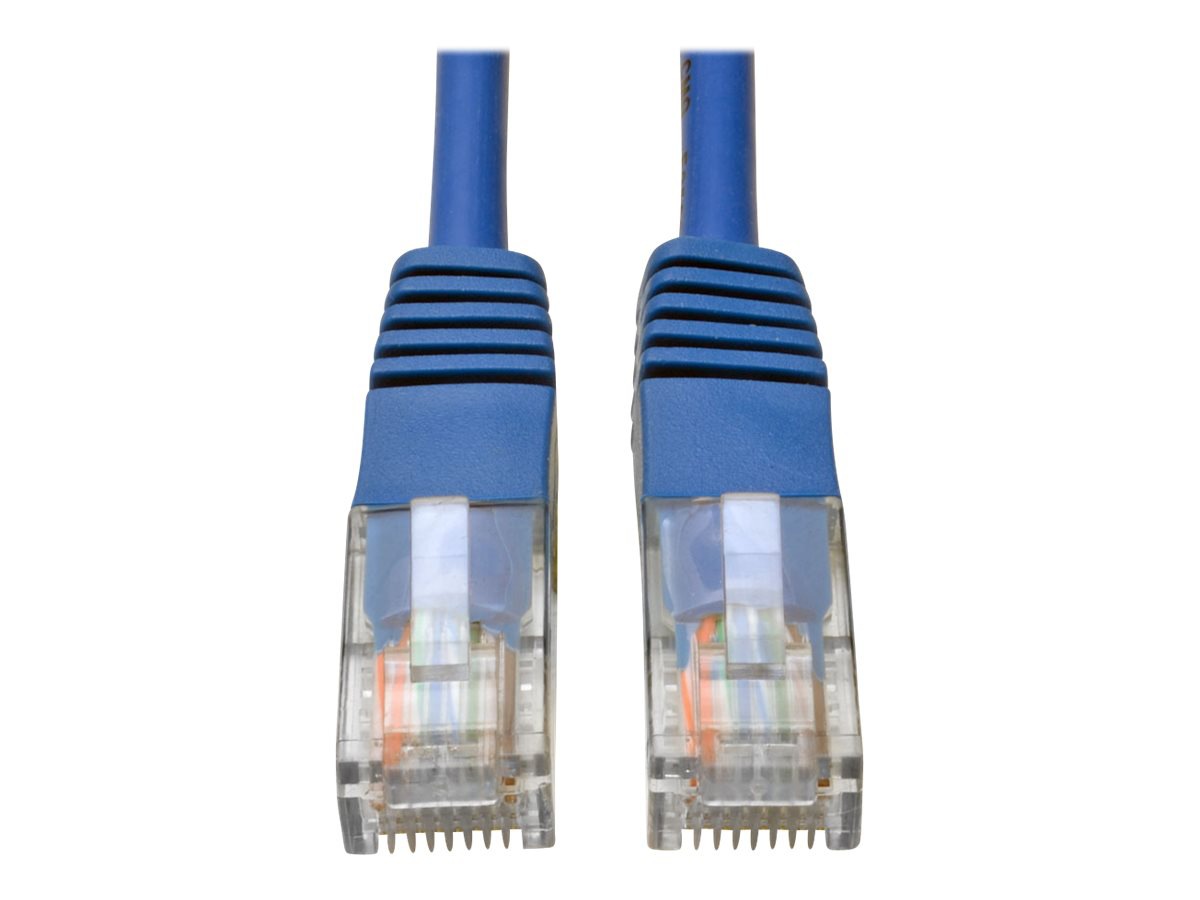 Tripp Lite 1' Cat5e Cat5 350MHz Blue Molded Patch Cable RJ45 M/M 1ft