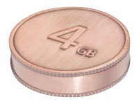 LaCie CurrenKey Design by 5.5 Designers - USB flash drive - 4 GB