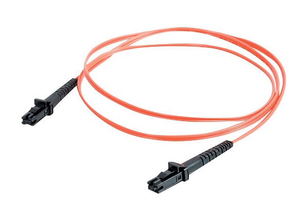 C2G 30m MTRJ-MTRJ 62.5/125 OM1 Duplex Multimode PVC Fiber Optic Cable - Orange - patch cable - 98 ft - orange