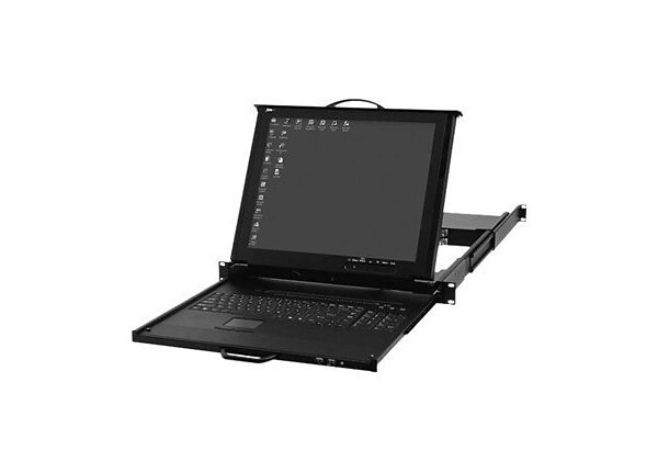 Middle Atlantic Rackmount LCD, Keyboard and Touchpad KVM console - 17"