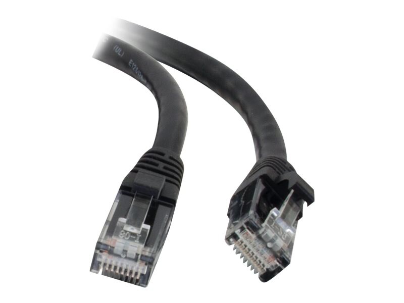 C2G 3ft Cat5e Ethernet Cable - Snagless Unshielded (UTP) - Black - patch ca