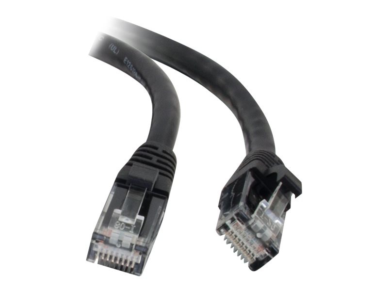 C2G 3ft Cat5e Ethernet Cable - Snagless Unshielded (UTP) - Black - patch cable - 0.9 m - black