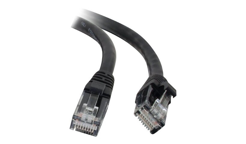 C2G 3ft Cat5e Ethernet Cable - Snagless Unshielded (UTP) - Black - cordon de raccordement - 0.9 m - noir