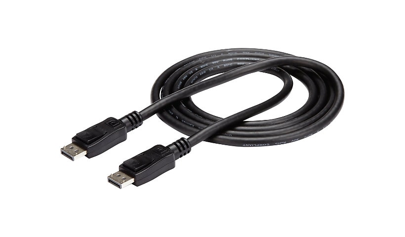 StarTech.com 6ft (2m) DisplayPort 1.2 Cable, 4K x 2K UHD VESA Certified DisplayPort Cable, DP Cable/Cord for Monitor, w/