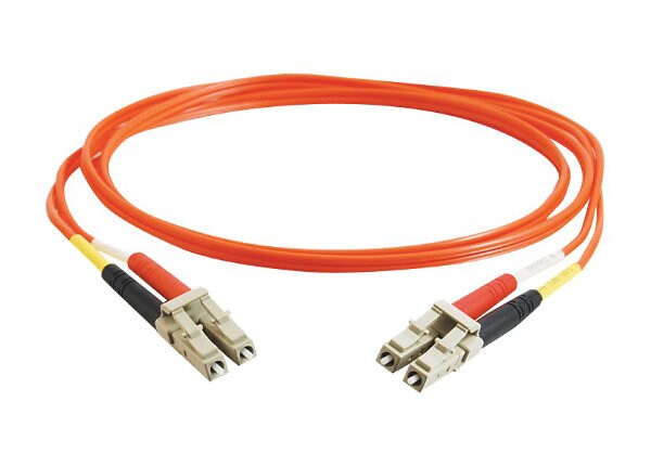 C2G 8m LC-LC 62.5/125 Duplex Multimode OM1 Fiber Cable - Orange - 26ft - patch cable - 8 m - orange