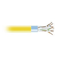 Black Box CAT6 Shielded Solid Bulk Cable (STP) 1000-ft. (304.8-m), Yellow