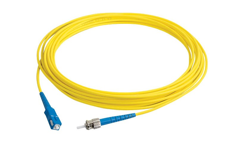C2G 1m SC-ST 9/125 Simplex Single Mode OS2 Fiber Cable - Yellow - 3ft - pat